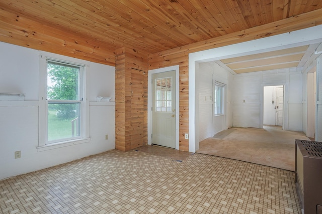 196 Beaulieu St W, Motley, MN 56466 - carpeted spare room with wood walls