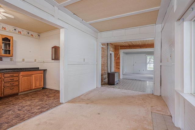 196 Beaulieu St W, Motley, MN 56466 - hall featuring carpet and tile patterned flooring