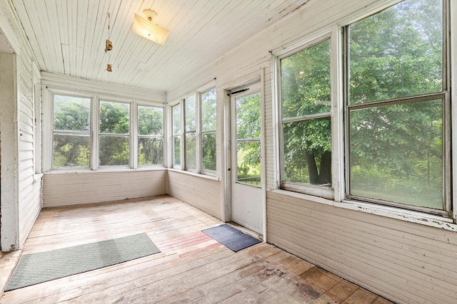 W3767 750th Ave, Gilman Twp, WI 54767 - unfurnished sunroom featuring plenty of natural light