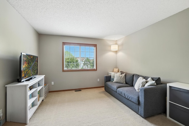 451 Frederick Cir Unit 1405, Hastings, MN 55033 - living room with light colored carpet and a textured ceiling