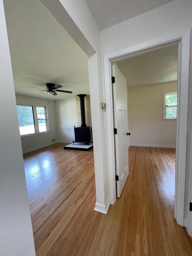 2325 Crosstown Blvd NE, Ham Lake, MN 55304 - hall featuring light wood-style floors and plenty of natural light