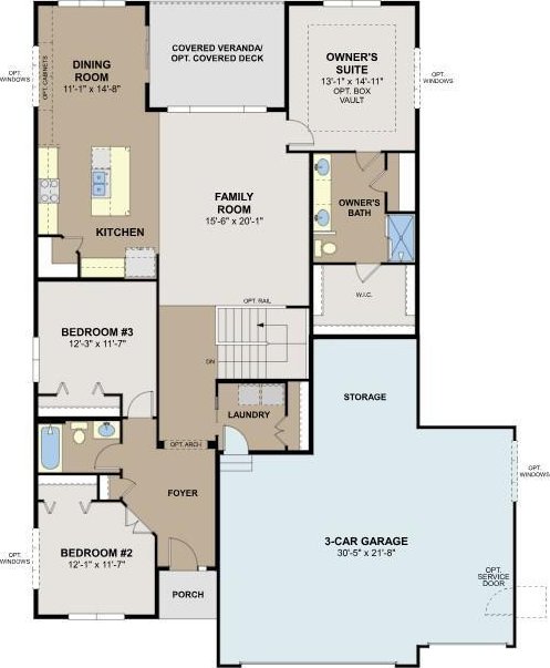 4578 Woodland Cove Pkwy, Minnetrista, MN 55331 - view of floor plan / room layout