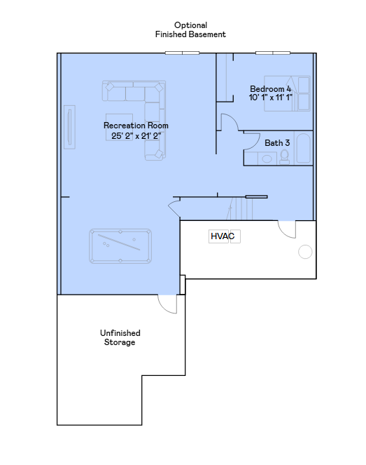 7579 Swan St, Lino Lakes, MN 55038 - view of home floor plan