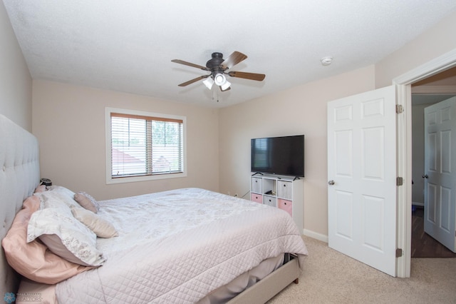 508 19th Ave W Unit C, West Fargo, ND 58078 - bedroom featuring carpet floors and a ceiling fan