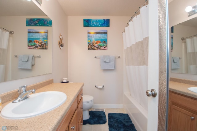 508 19th Ave W Unit C, West Fargo, ND 58078 - full bath with vanity, tile patterned floors, and shower / bath combination with curtain