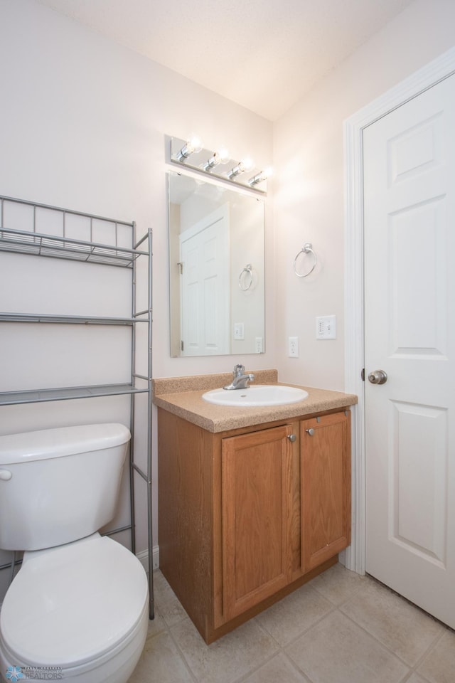 508 19th Ave W Unit C, West Fargo, ND 58078 - bathroom with vanity and tile patterned floors