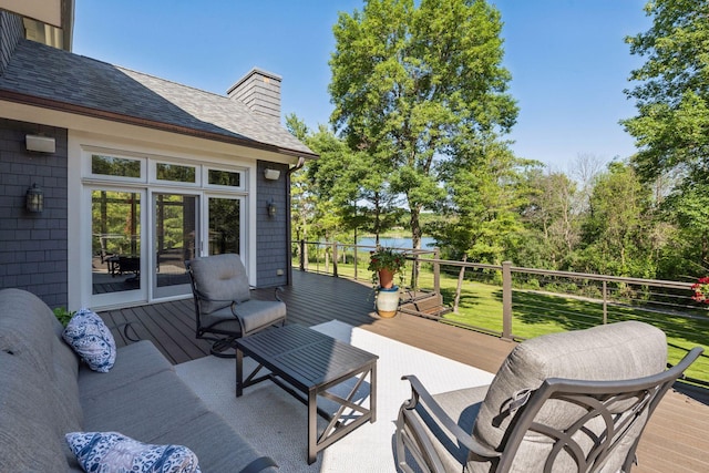 849 Brown Rd N, Orono, MN 55356 - view of patio / terrace with a wooden deck