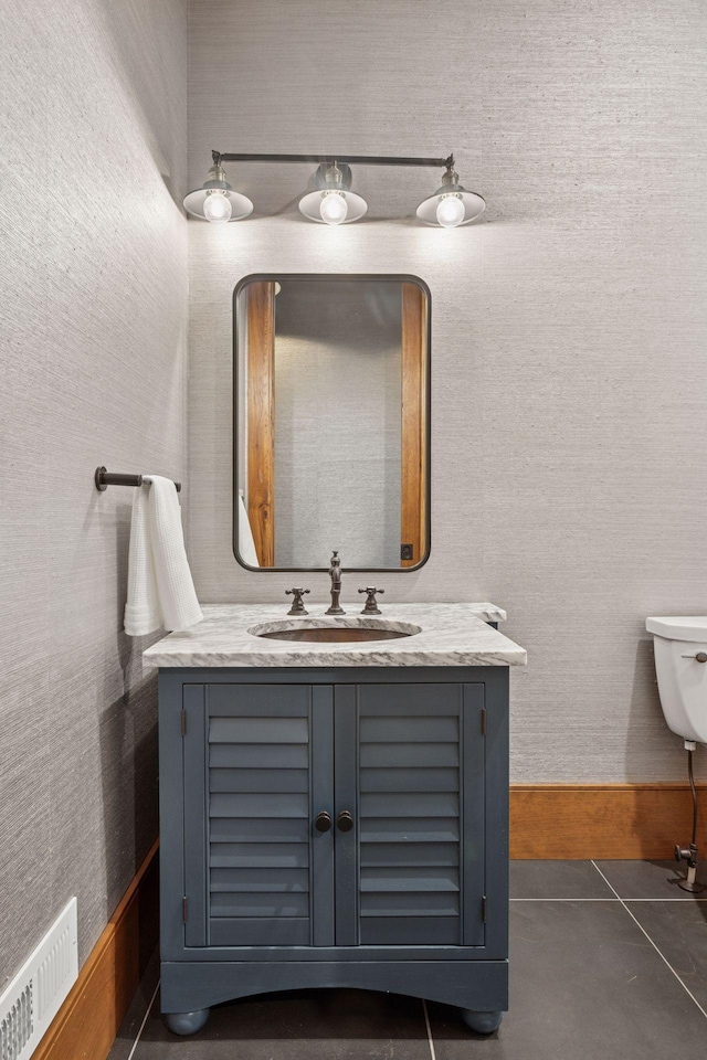 849 Brown Rd N, Orono, MN 55356 - bathroom with vanity and tile patterned floors