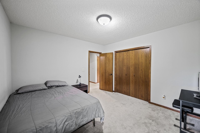 2801 263rd Ave NE, Isanti, MN 55040 - carpeted bedroom featuring a closet and a textured ceiling