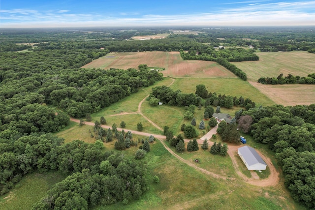 2801 263rd Ave NE, Isanti, MN 55040 - aerial overview of property's location with rural landscape