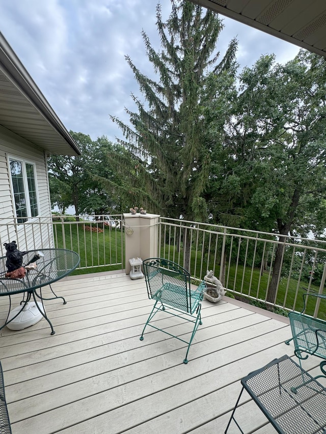 11030 Mississippi Blvd NW Unit 327, Coon Rapids, MN 55433 - view of deck