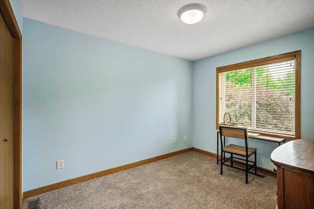 121 Arbor St, Northfield, MN 55057 - carpeted office with a textured ceiling and baseboards