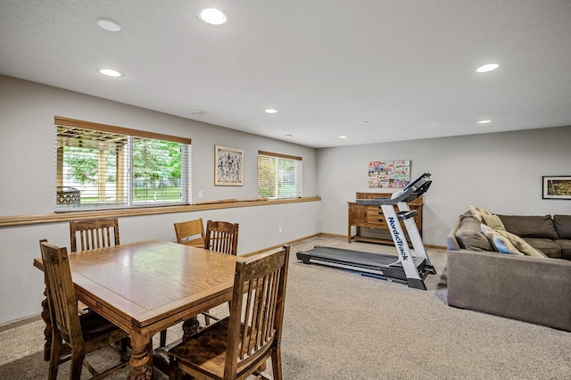 121 Arbor St, Northfield, MN 55057 - dining space featuring carpet and recessed lighting