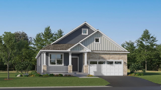 15165 Quince St NW, Andover, MN 55304 - craftsman-style home featuring board and batten siding, asphalt driveway, and a front yard