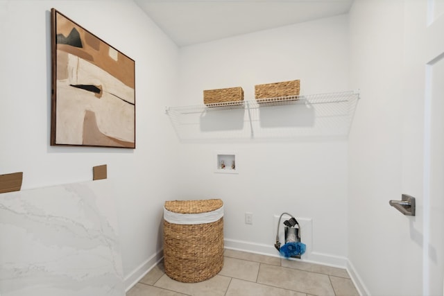 15165 Quince St NW, Andover, MN 55304 - laundry room with washer hookup and light tile patterned floors