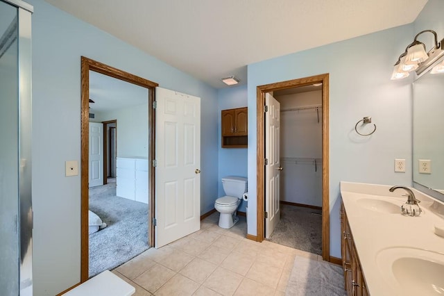 6788 Carlisle Curv, Shakopee, MN 55379 - full bathroom with double vanity and tile patterned floors