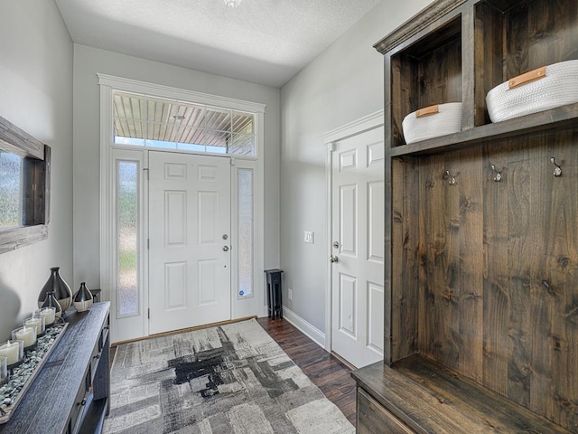 6937 94th St S, Cottage Grove, MN 55016 - foyer with dark wood-style flooring and baseboards
