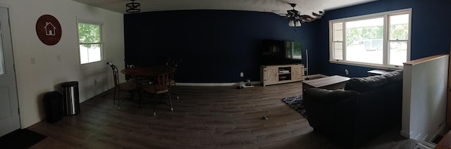 1235 Mitchell Pl, Fergus Falls, MN 56537 - living room featuring wood finished floors