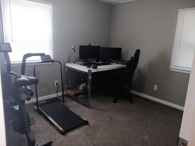 1235 Mitchell Pl, Fergus Falls, MN 56537 - office space with carpet floors and baseboards
