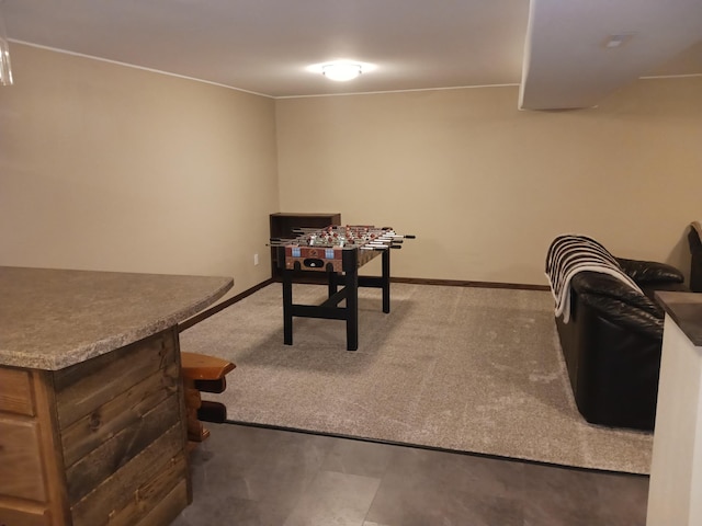 1235 Mitchell Pl, Fergus Falls, MN 56537 - game room featuring baseboards and carpet flooring