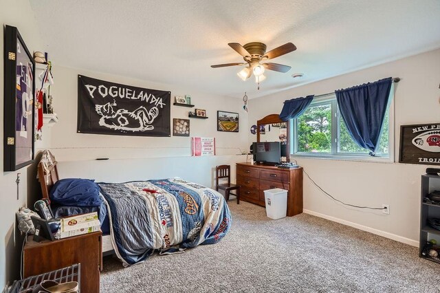 1301 English Ave NW, New Prague, MN 56071 - bedroom featuring carpet and ceiling fan