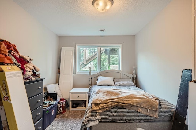 1301 English Ave NW, New Prague, MN 56071 - carpeted bedroom with a textured ceiling