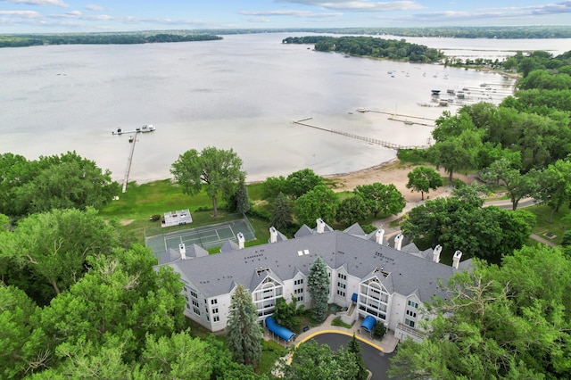 5011 Lake Ave Unit 105, White Bear Lake, MN 55110 - drone / aerial view of a large body of water