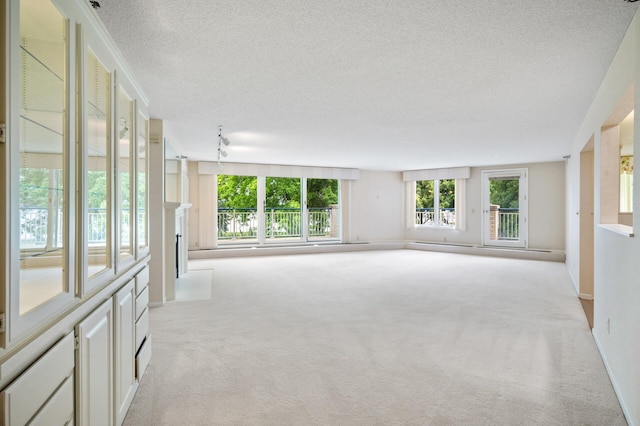 5011 Lake Ave Unit 105, White Bear Lake, MN 55110 - spare room featuring a textured ceiling and light carpet
