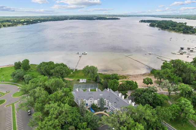 5011 Lake Ave Unit 105, White Bear Lake, MN 55110 - bird's eye view of a nearby body of water