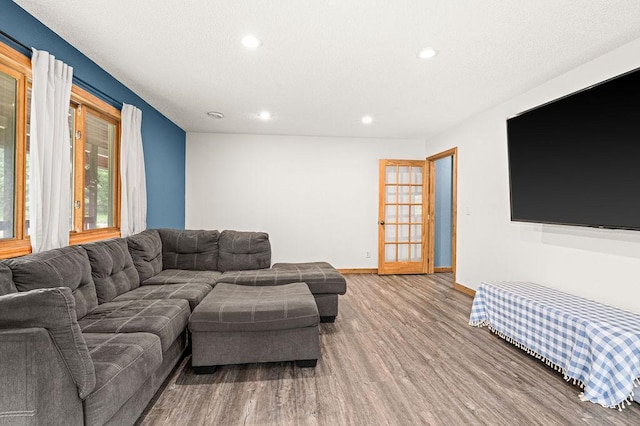 4984 Tower Rd, Moose Lake, MN 55767 - living area with wood finished floors and recessed lighting