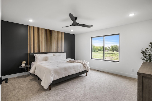 9930 14th Cir NE, Saint Michael, MN 55376 - carpeted bedroom featuring recessed lighting and ceiling fan