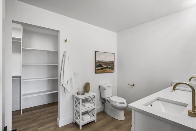 9930 14th Cir NE, Saint Michael, MN 55376 - full bathroom with wood finished floors and double vanity