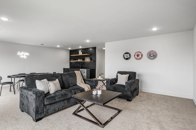 9930 14th Cir NE, Saint Michael, MN 55376 - living area featuring light colored carpet and recessed lighting