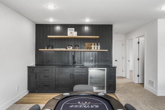 9930 14th Cir NE, Saint Michael, MN 55376 - indoor wet bar with beverage cooler and recessed lighting