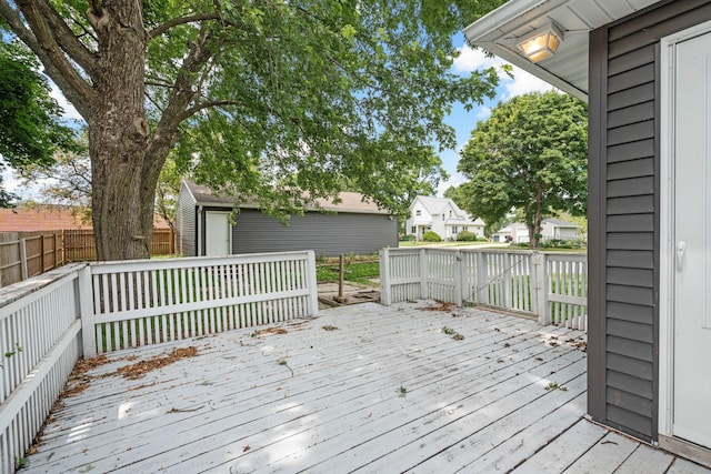 213 2nd St NE, Grand Meadow, MN 55936 - deck featuring a residential view