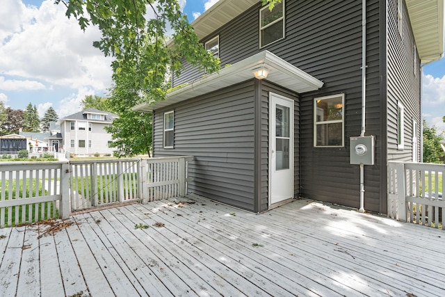 213 2nd St NE, Grand Meadow, MN 55936 - view of deck