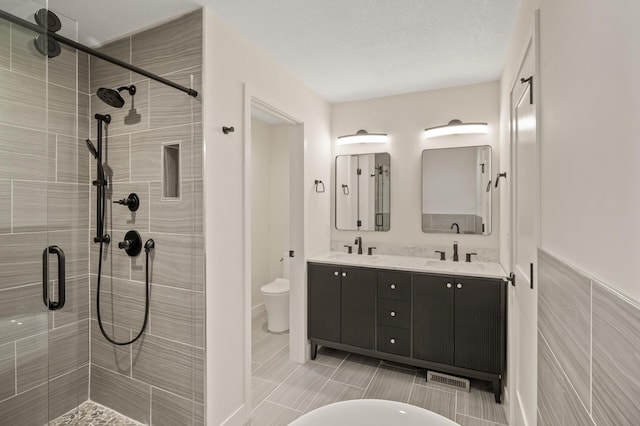 2022 Lake Rd, Minnetonka Beach, MN 55391 - full bath featuring a shower stall and double vanity