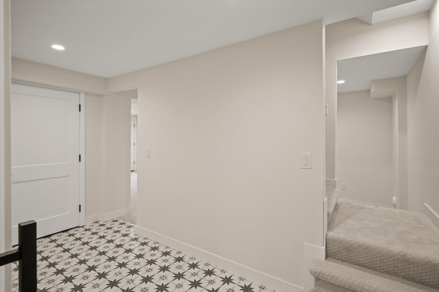 2022 Lake Rd, Minnetonka Beach, MN 55391 - hall with light floors and recessed lighting