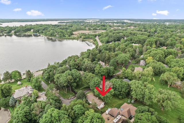 2022 Lake Rd, Minnetonka Beach, MN 55391 - view of property location featuring a nearby body of water and a forest