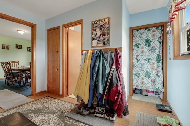 N2498 50th St, Union Twp, WI 54761 - foyer entrance with wood finished floors and baseboards