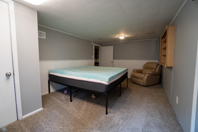 2901 10th Ave N, Fargo, ND 58102 - game room with carpet floors and wainscoting