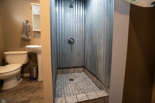 2901 10th Ave N, Fargo, ND 58102 - full bathroom with tile patterned flooring and a shower