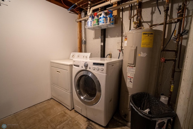2901 10th Ave N, Fargo, ND 58102 - laundry area with water heater and washer and clothes dryer