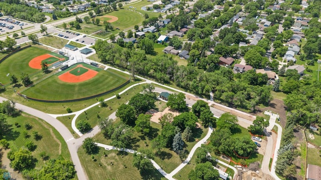 1031 7th St W, West Fargo, ND 58078 - aerial overview of property's location featuring nearby suburban area