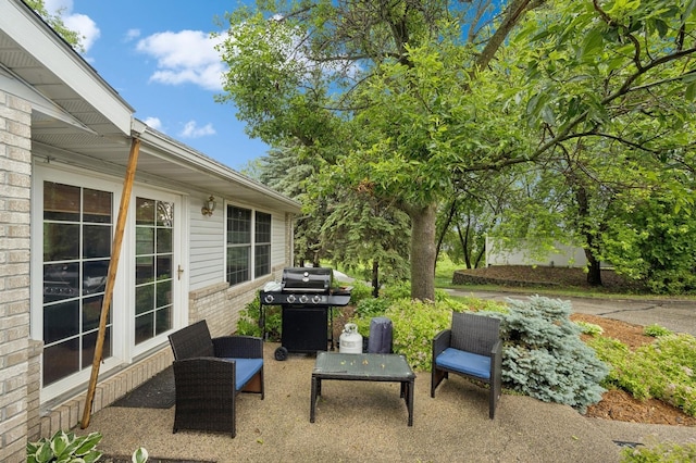 9372 71st St NE, Spicer, MN 56288 - view of patio with area for grilling