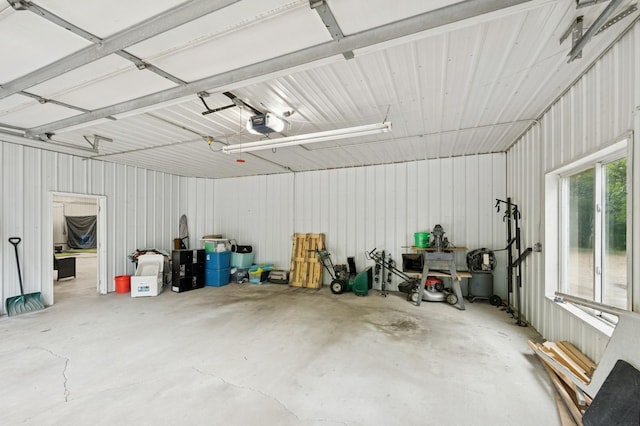 9372 71st St NE, Spicer, MN 56288 - garage with a garage door opener