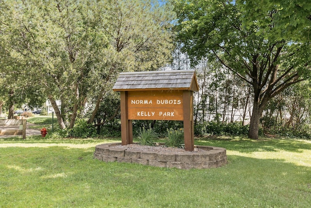 4128 Zane Ave N, Robbinsdale, MN 55422 - community / neighborhood sign featuring a lawn