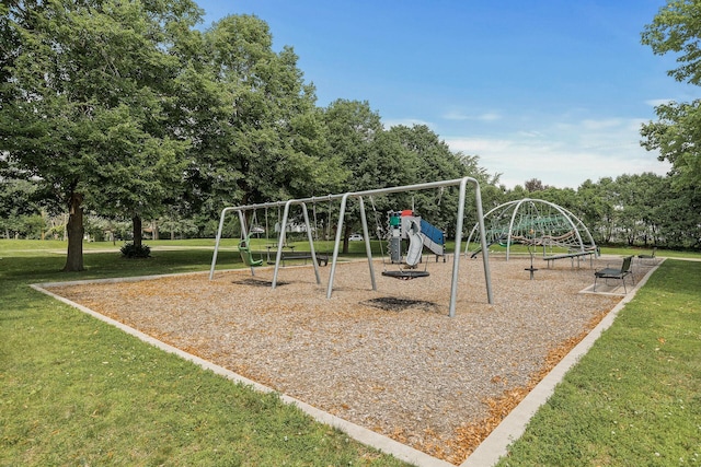 4128 Zane Ave N, Robbinsdale, MN 55422 - communal playground featuring a lawn