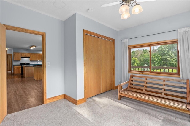 2224 75th Ave Unit M, Osceola, WI 54020 - unfurnished bedroom featuring a closet and carpet flooring