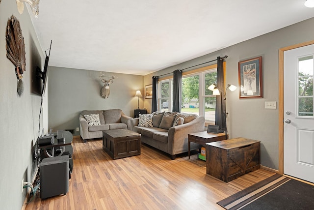 522 14th St NE, Owatonna, MN 55060 - living room featuring light wood-style floors